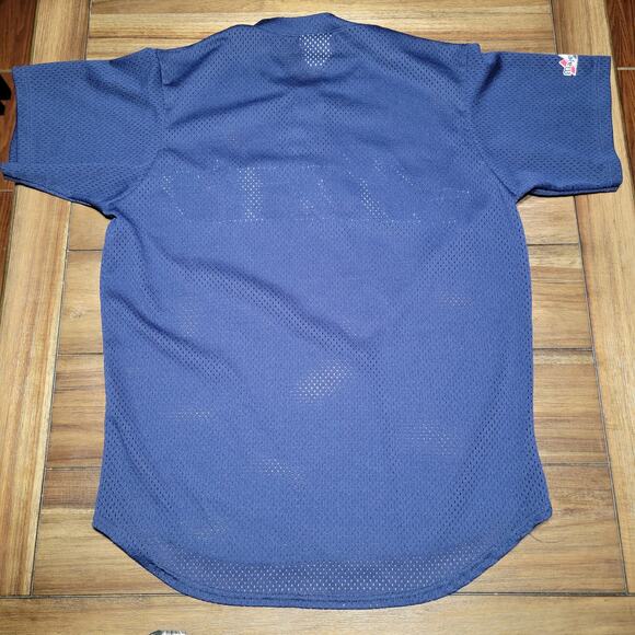 VINTAGE Majestic Houston Astros Mesh Batting Practice Jersey (mid-1990s) - Large - Picture 4 of 9